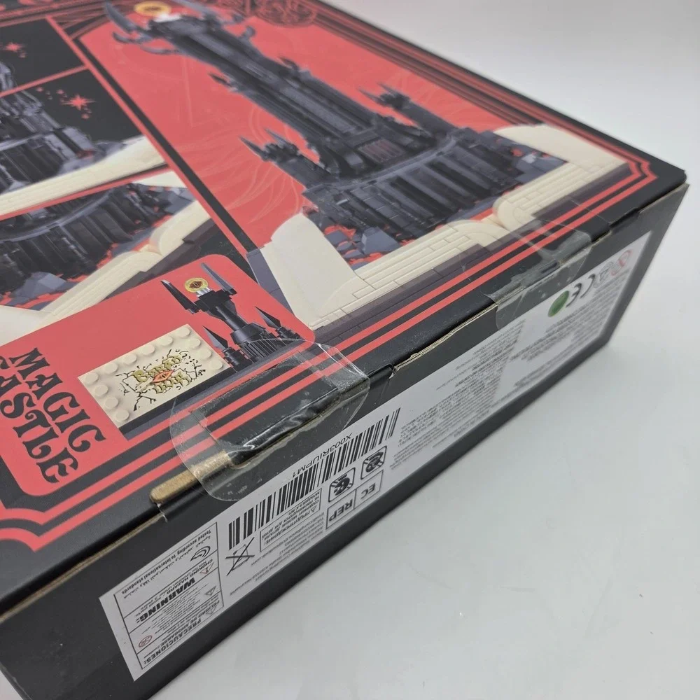 Creative Black Tower Magic Book Building Block Expert Idea Dark Tower 969 Pieces